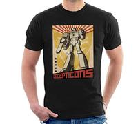 All+Every Transformers Decepticons Megatron Comic Men's T-Shirt Black