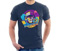 All+Every Transformers Decepticons Megatron Power Men's T-Shirt Navy Blue