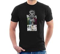 All+Every Trolls Queen Barb String Master Men's T-Shirt Black