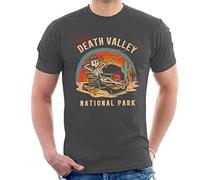 All+Every US National Parks Visit Death Valley Men's T-Shirt Charcoal