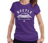 All+Every Volkswagen Beetle White Live The Adventure Women's T-Shirt