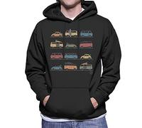 All+Every Volkswagen Beetles and Vans Montage Men's Hooded Sweatshirt