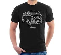 All+Every Volkswagen Camper Doodle Men's T-Shirt Black