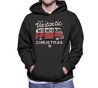 All+Every Volkswagen Christmas Have A Vantastic Christmas Men's Hooded Sweatshirt Black