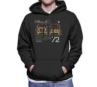 All+Every Volkswagen T2 Mini Van 50 PS Schematic Men's Hooded Sweatshirt Black