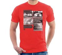 All+Every Volkswagen Type 2 Campervan 1967 Shots Men's T-Shirt Red