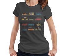 All+Every Volkswagen Vans and Beetles Women's T-Shirt Charcoal