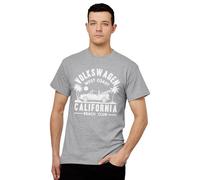 All+Every Volkswagen West Coast California White Text Men's T-Shirt
