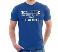 All+Every Warning May Start Moaning About The Weather Men's T-Shirt Royal Blue