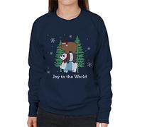 All+Every We Bare Bears Christmas Joy To The World Women's Sweatshirt