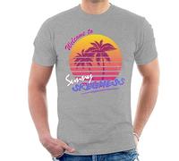 All+Every Welcome to Sunny Skegness Men's T-Shirt Heather Grey