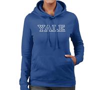 All+Every Yale University Block Logo Women's Hooded Sweatshirt Royal Blue