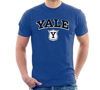All+Every Yale University Y Shield Outline Men's T-Shirt Royal Blue