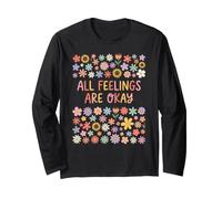 All Feelings are Okay Emotional Regulation Long Sleeve T-Shirt