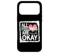 All Feelings Are Okay Emotional Validation Quote Case for iPhone 17 Pro Max