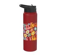 All Feelings are Valid Counselor Mental Health Awareness Stainless Steel Insulated Water Bottle