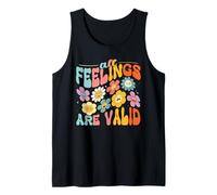 All Feelings are Valid Counselor Mental Health Awareness Tank Top