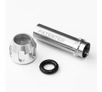 All-Fit Unisex Fit Kit With Nut And O-ring Golf Shaft Adaptor, Siver