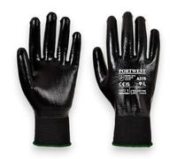 All-Flex Fully Nitrile Coated Waterproof Grip Gloves Pack of 12 Pairs (L (9))