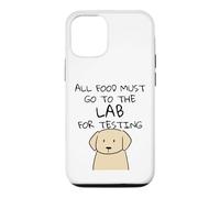 All Food Must Go To The Lab Dog Funny Labrador Retriever Case for iPhone 12/12 Pro