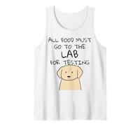 All Food Must Go to The Lab Dog Funny Labrador Retriever Tank Top