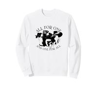 ALL FOR ONE THREE MUSKETEERS CATS DUMAS Sweatshirt