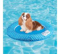 ALL FOR PAWS 91.4 x 71CM Dog Pool Float for Small Dogs, No Inflation Needed, Up to 44 Lbs/20KG, Dog Folating Raft Bed for Pool, Lake & Beach, Water-Resistant Oxford Fabric, Portable Floating Bed