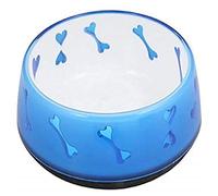 All For Paws Anti Slip Blue Hearts Dog Bowl - Large