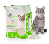 ALL FOR PAWS All Natural Tofu & Cassava & Pea Husk Cat Litter, Rapid Clumping | Low Tracking | Low Dust | 24/7 Odor Control Flushable Pellet Kitty Litter, 4.5kg (2 x 2.25kg),Unscented