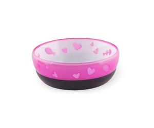 ALL FOR PAWS Cat Love Anti Slip Bowl | Color: Pink