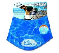 All for Paws chill-out ice bandanna, cooling scarf for dogs, M, dog jewellery, summer cloth