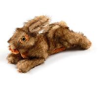 All for Paws Plush Toy Classic Brown Rabbit – Soft, Durable with Squeaker – Small