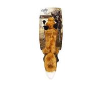 All for Paws Dog Toy Classic Fox with Squeaker, 10 in / 25 cm, Large, Red