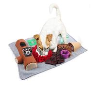 ALL FOR PAWS Dig it Fluffy Mat with Cute Smart Dog Toy, 6 kg, Multi