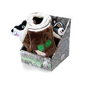 ALL FOR PAWS Dig it Tree Trunk Burrow with 2 Cute Toys, Small, 2 kg