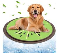 ALL FOR PAWS Dog Cooling Mat 60CM, Pet Bed Dog Mat Self-Cooling Pad Cool Gel Bed Large Pads, No Need to Refrigerate or Freeze, Great For Pets in Hot Summer (Kiwi)