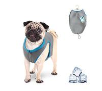 ALL FOR PAWS Dog Cooling Vest, Dog Cooling Coat, Multi-Layer Cooling Jacket for Dogs, Dog Ice-Cooling Coats, Dog Cooling Vest With Adjustable Drawstring for Outdoor Hunting Training and Camping(M)