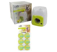 ALL FOR PAWS Economy Pack 2 in 1 Intelligence Toy and Feeder Fetch N Treat for Dogs + 6 Replacement Balls