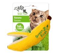ALL FOR PAWS Green Rush Banana Catnip Toy