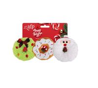 All for Paws Ho Ho Ho 3 Pack Donut Toys