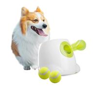 ALL FOR PAWS Interactive Dog Automatic Ball Launcher, Mini Version, Tennis Ball Throwing Machine for Small and Medium Size Dogs, 3 Balls Included