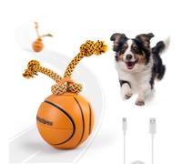 ALL FOR PAWS Interactive Dog Ball, Moving Dog Ball with LED Lights, Dog Interactive Toy for boredom, Motion Activated Toy for Puppy Small Medium Large Dogs, USB Rechargeable Dog Toys (Basketball)