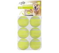 ALL FOR PAWS Interactive Tennis Balls, 6 Pack Dog Ball Toys, Great for Ball Launcher
