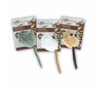 All For Paws Lamb Wooly Mouse Mixed Colours Cat Toy