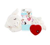 All For Paws Little Buddy Heart Beat Sheep Dog Plush Toy, Beige, 2.8 kg