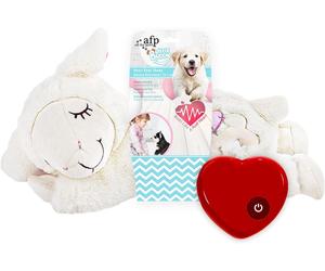 ALL FOR PAWS Little Buddy Heart Beat Sheep, Puppy Toy with Heartbeat Dog Traini