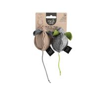 All For Paws Minus One Felt Cat Toy Two Pack Mouse