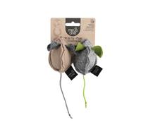 All For Paws Minus One Felt Mouse Two Pack Cat Toy pack