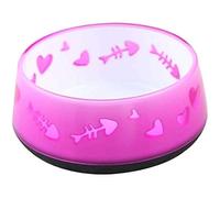 ALL FOR PAWS Modern Cat Love Feeder Bowl, Pink, 1.64 kg