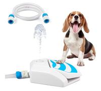 ALL FOR PAWS Outdoor Dog Garden Fountain Drinking Water Dispenser Hydration Paw Activated Sprinkler Cooling Toy With Connector and 145CM Hose, New Version